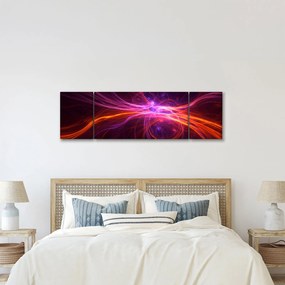 Obraz nowoczesnej abstrakcji (170x50 cm)