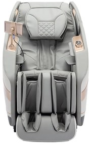 Fotel masujący z ekoskóry - System Zero Gravity - Szary - MOWATA