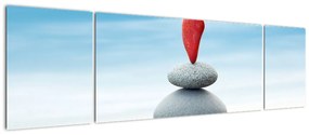 Obraz - Równowaga z kamieniami (170x50 cm)