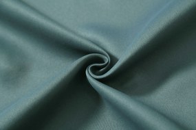 Niebieskozielona zasłona OXFORD 140x250 cm Zawieszanie: Metalowe pierścienie