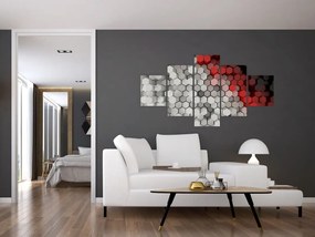 Obraz - sześciokąty 3D (125x70 cm)