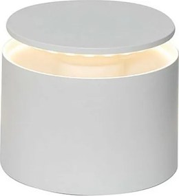 Przenośna i ładowalna biała lampa stołowa LED typu push-up