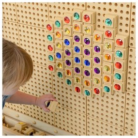 Masterkidz akrylowe kolorowe diamenciki do tablicy naukowej stem 72 sztuki