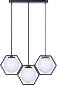 Geometryczna potrójna lampa wisząca nad stół - S770 S7-A19