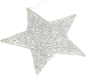 Ozdoba świąteczna Star Silver 25 cm