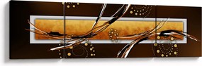 Obraz abstrakcji - Motyle (170x50 cm)