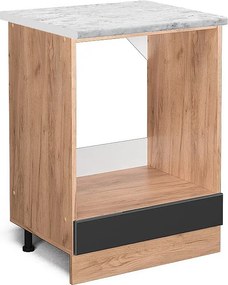 Szafka kuchenna antracyt wysoki połysk 60x60x81.6 r-line