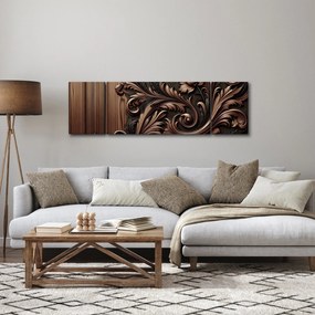 Obraz - Wzór z drewna (170x50 cm)