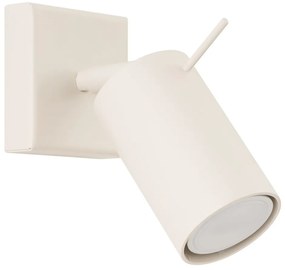 Kremowa lampa punktowa 8x16 cm Etna – Sollux