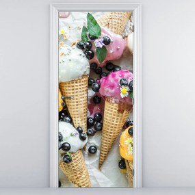 Fototapeta na drzwi - Lody (95x205cm)