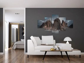 Obraz - Trzy Zęby, Włoskie Dolomity (125x70 cm)
