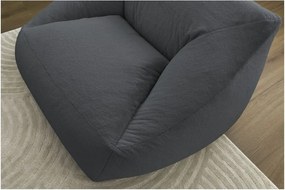 Ciemnoszary worek do siedzenia z imitacji futra Lilibet – Bobochic Paris