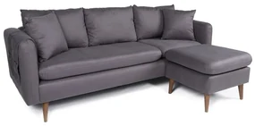 Szara sofa 215 cm Sofia – Balcab Home