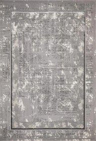 Dywan vintage Beyond Ramka szary 80 cm x 150 cm