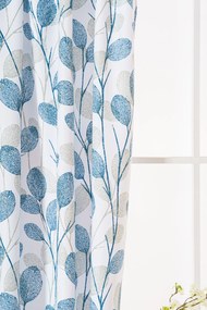 Designerska zasłona VIENTE 140x270 cm, wzorzysta Zawieszanie: Taśma z wiązaniami