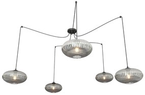 Nowoczesna pięcioramienna lampa typu pająk - D171 C4-G33