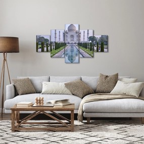 Obraz - Taj Mahal o wschodzie słońca (125x70 cm)