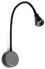 FARO 41030 - LED lampka FLEX BEL LED/3W/230V czarna