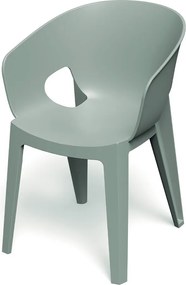 Plastikowe krzesło do ogrodu Premo Five z podłokietnikami