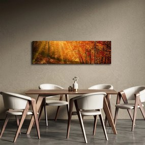 Obraz jesiennego lasu (170x50 cm)