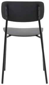 Czarne krzesła zestaw 2 szt. Kirkland – Unique Furniture
