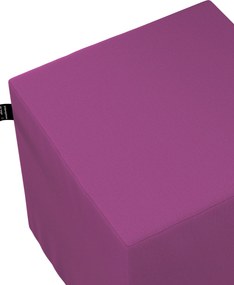 Puf kostka kolor różowy tkanina strukturalna