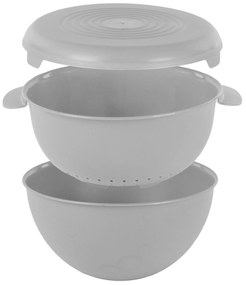 Miska z durszlakiem i pokrywką, Ø 24 cm