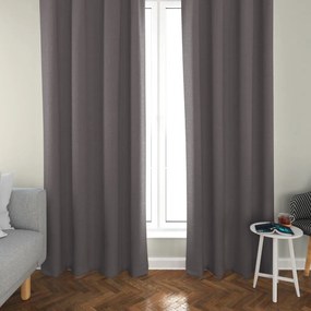 2x jasnoszara zasłona OXFORD 140x250 cm