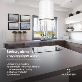 Klarstein Tron Ambience Okap wyspowy