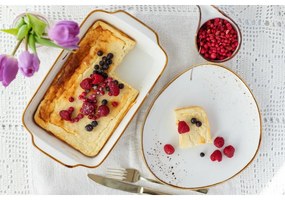 Mäser 2-częściowy zestaw misek do pieczenia PintarBiałe brązowe kropki