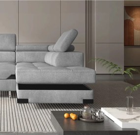 Narożnik EMPORIO L Prawostronny z funkcją spania Prawostronny w ktaninie SERENO 692 WERSAL