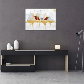 Obraz na szkle - Wystrój (70x50 cm)