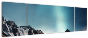 Obraz wodospadów (170x50 cm)
