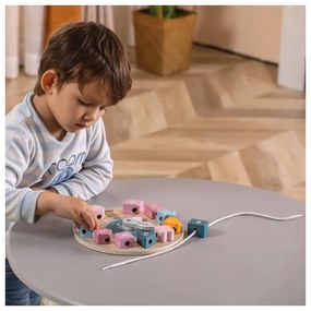 Viga polarb sorter kształtów zegar nawlekanka montessori