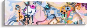 Obraz - Abstrakcja bajki (170x50 cm)