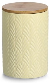 Ceramiczny pojemnik z bambusowym wieczkiem, 720 ml