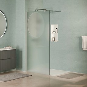 Walk-In Dusche EIRA - Milchglas 8 mm und 10 mm