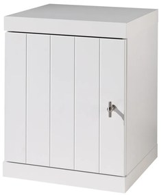 Biała dziecięca szafka nocna Vipack Robin, szer. 44 cm