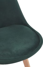 Zestaw 4 Krzese Synk Aksamitne