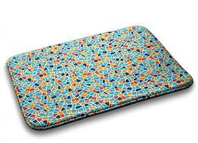 Dywanik antypoślizgowy do łazienki Dywanik antypoślizgowy do łazienki Kolorowa Abstrakcja