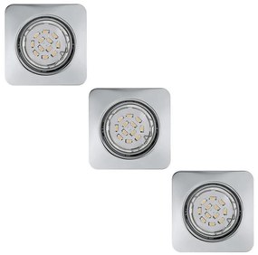 Eglo 78228 - ZESTAW 3xLED Oprawa wpuszczana PENETO 1xGU10/5W/230V
