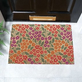 Wycieraczka z włókna kokosowego 40x60 cm Floral – Artsy Doormats