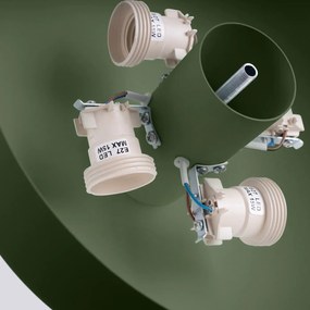 Plafon OMIQ zielony oliwkowy mat SOLLUX  LIGHTING