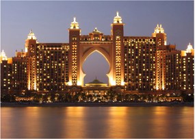 Obraz budowy w Dubaju (70x50 cm)