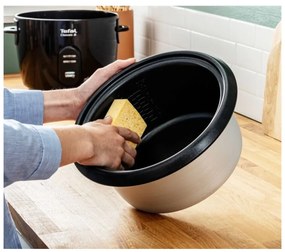 Czarne urządzenie do gotowania ryżu RK103811 – Tefal