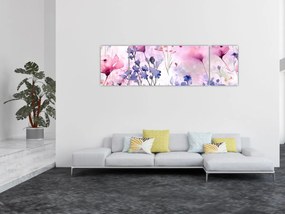 Obraz - Akwarelowa łąka (170x50 cm)