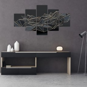 Obraz abstrakcji (125x70 cm)