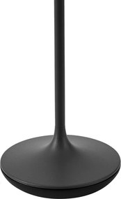 Lampa stołowa czarna z LED IP65, ładowalna ze stacją ładującą - Treble