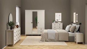 Komoda pokojowa z szufladami Madrid 4+4, kaszmir mat