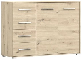 Komoda Fiesta 4S2D 135 cm - dąb artisan